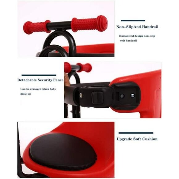 Front Mounted Baby Bike Seat, Universal Kids Bike Seat for Children - Picture 1 of 7